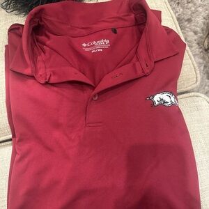 Men’s XXL Columbia Golf Polo - Arkansas